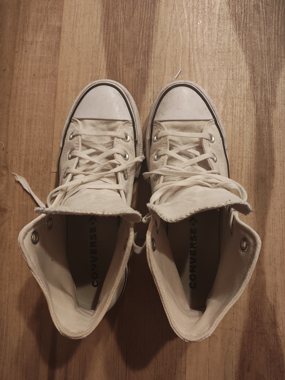 Converse Chuck Taylor All Star High Top Sneakers in White - Picture 2 of 5
